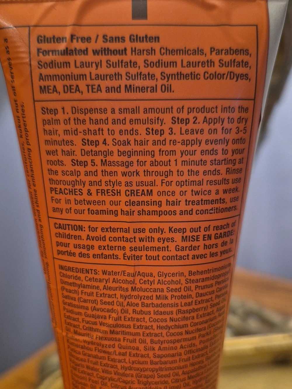 Peaches & Fresh Cream Cleansing Hair Treatment -